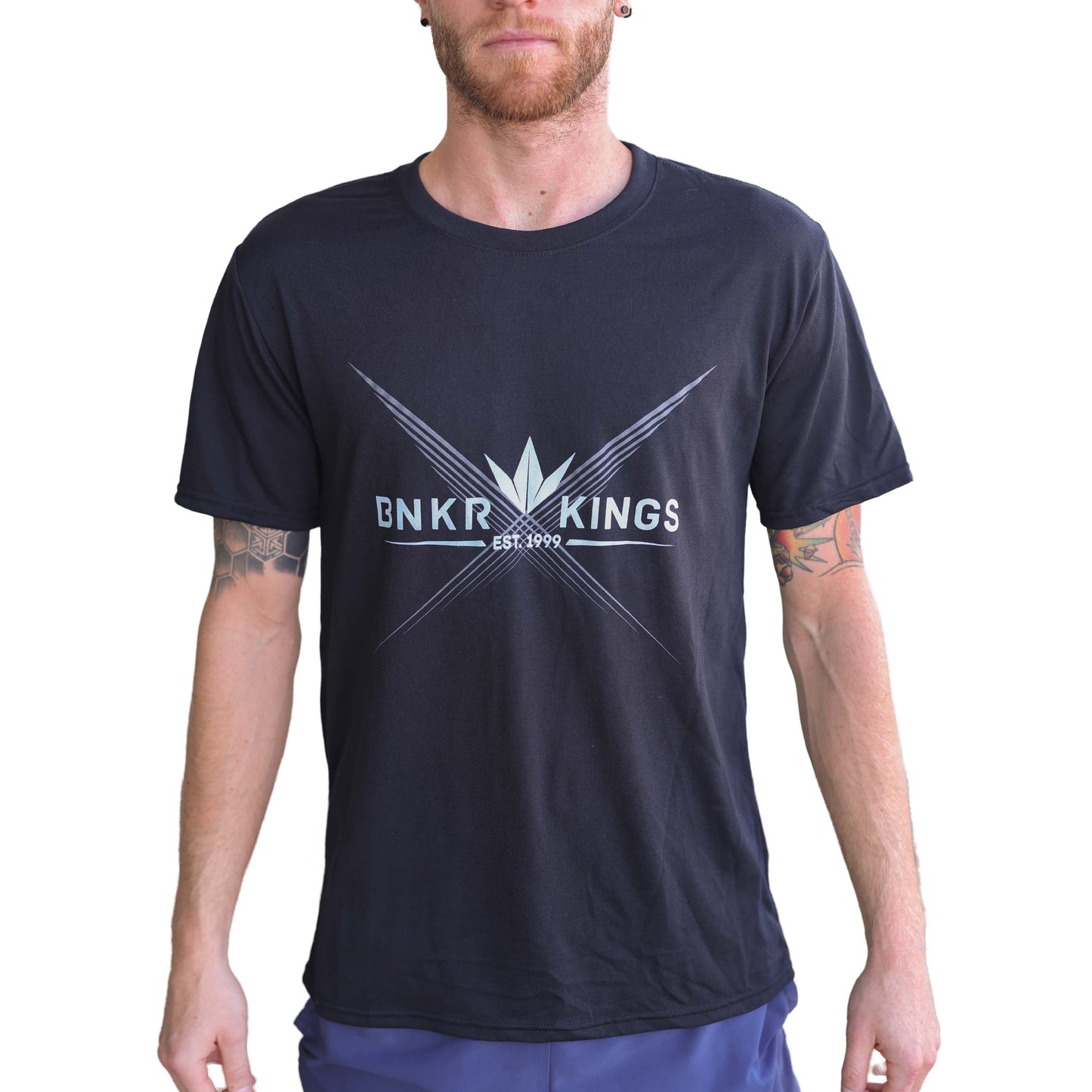 Bunkerkings Crown Performance T-shirt - Black