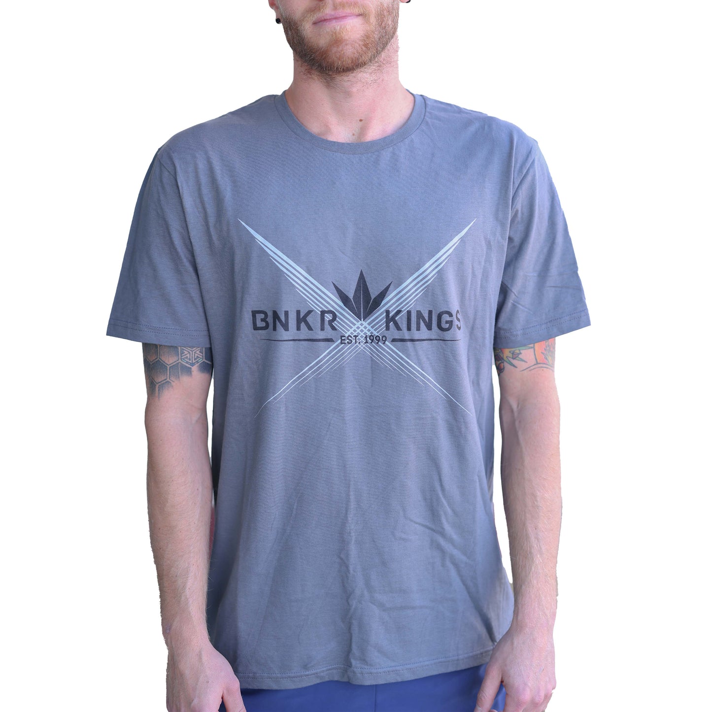 Bunkerkings Crown Performance T-shirt - Charcoal