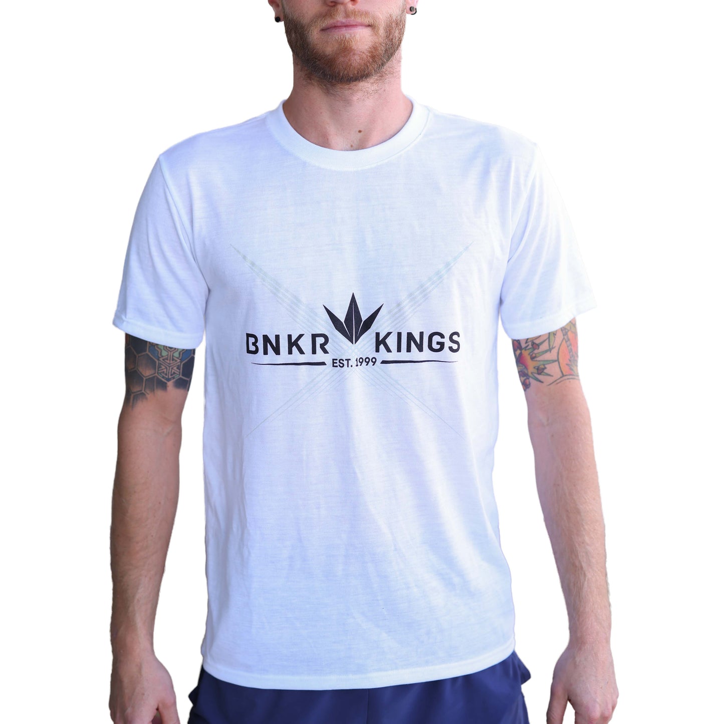 Bunkerkings Crown Performance T-shirt - White