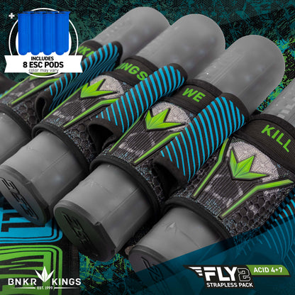 Bunkerkings Fly2 Pack 4+7 - Acid Skull (incl. 8 ESC Pods)