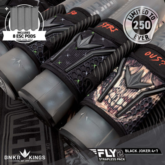 Bunkerkings Fly2 Pack - Black Joker 4+7 (incl. 8 ESC Pods)