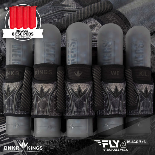 Bunkerkings Fly2 Pack 5+8 - Black Skull (incl. 8 ESC Pods)