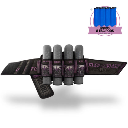 Bunkerkings Fly2 Pack 4+7 - Purple Skull (incl. 8 ESC Pods)